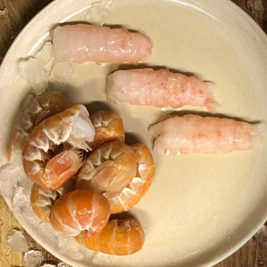 Havskräftsstjärtar Råa