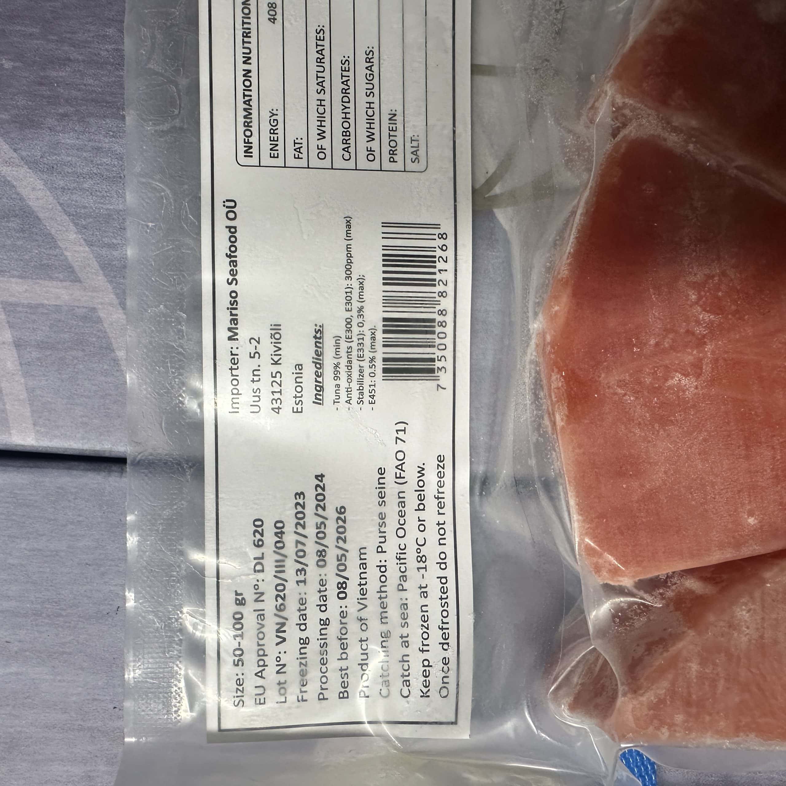 Tonfisk i Skivor 500g - Bild 2