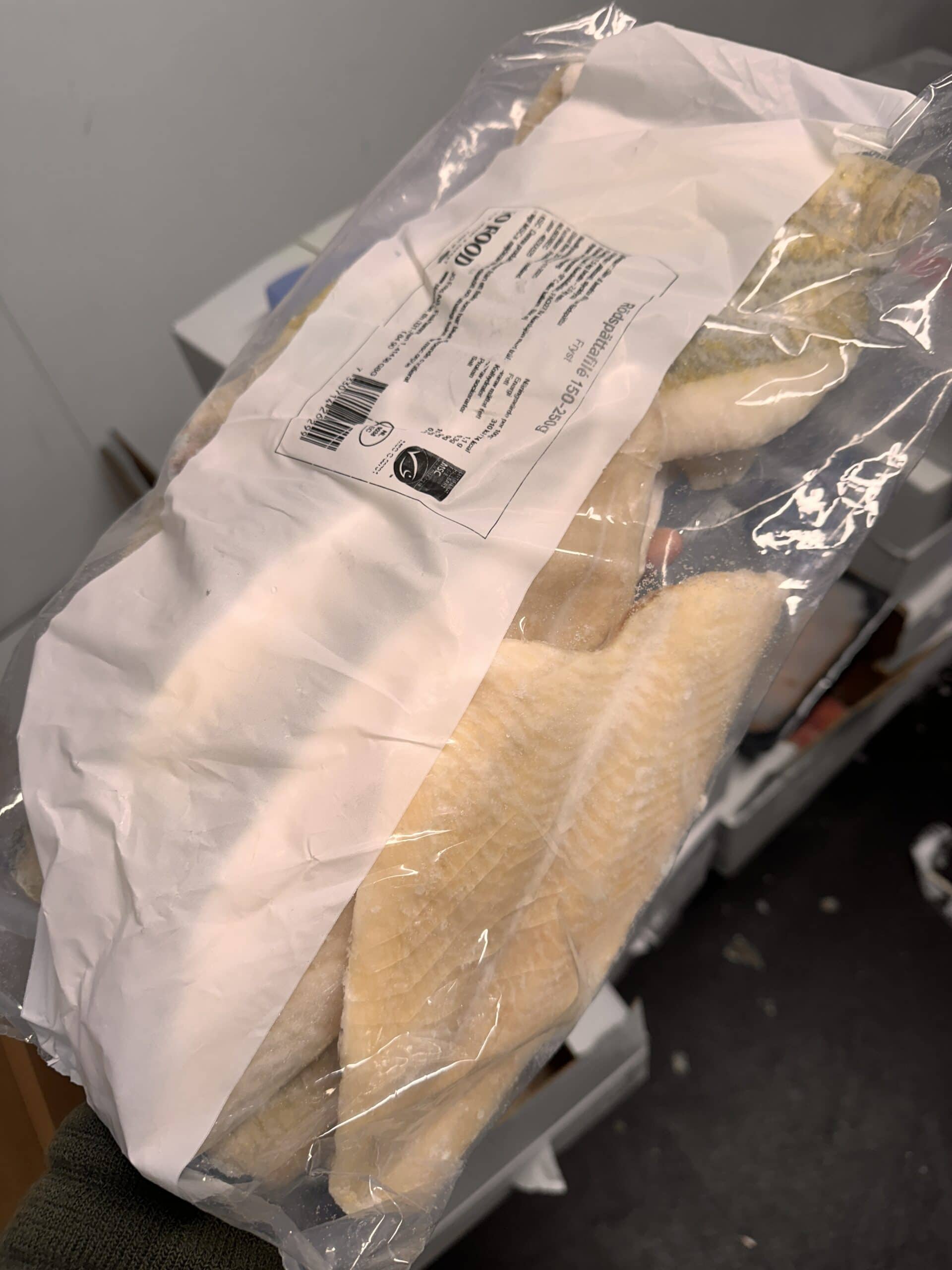 Fryst Rödspättafilé 2,5 kg